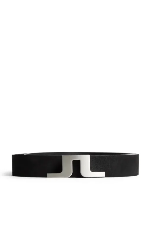 Golf|Golf Belts<J.Lindeberg Bridger Nubuck Leather Belt Black