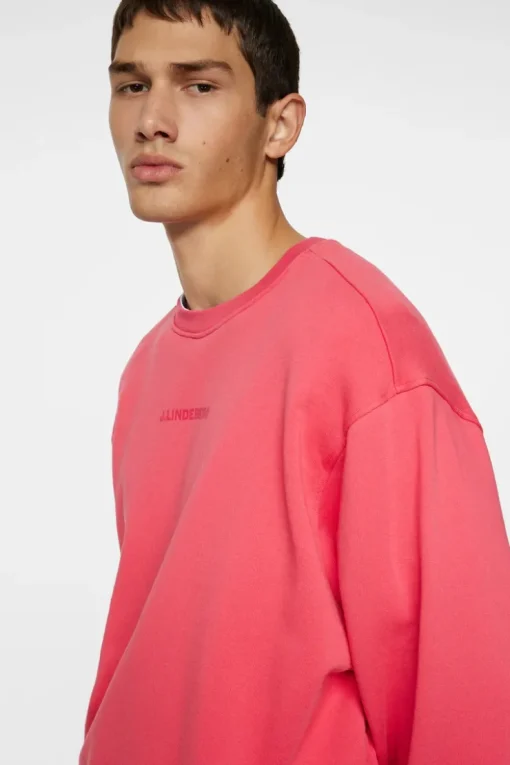 Sweatshirts|Tops<J.Lindeberg Callan Crew Neck Azalea