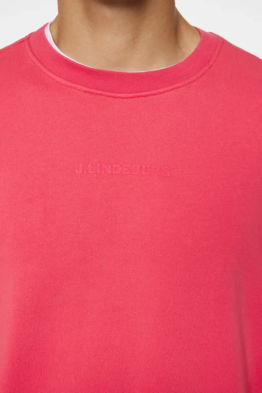 Sweatshirts|Tops<J.Lindeberg Callan Crew Neck Azalea