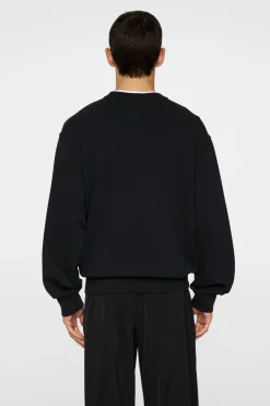 Sweatshirts|Tops<J.Lindeberg Callan Crew Neck Black