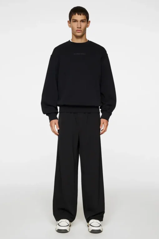 Sweatshirts|Tops<J.Lindeberg Callan Crew Neck Black