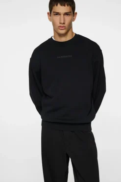 Sweatshirts|Tops<J.Lindeberg Callan Crew Neck Black