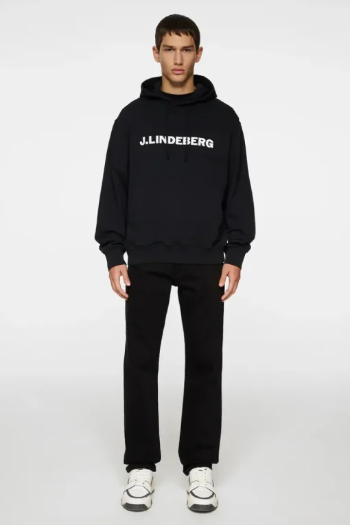 Hoodies|Tops<J.Lindeberg Callan Hoodie Black