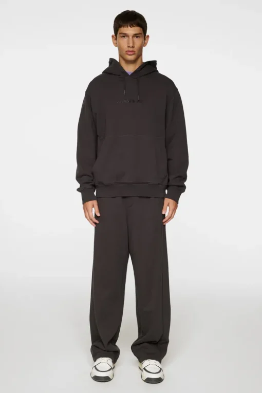 Hoodies|Tops<J.Lindeberg Callan Logo Hoodie WashedBlack
