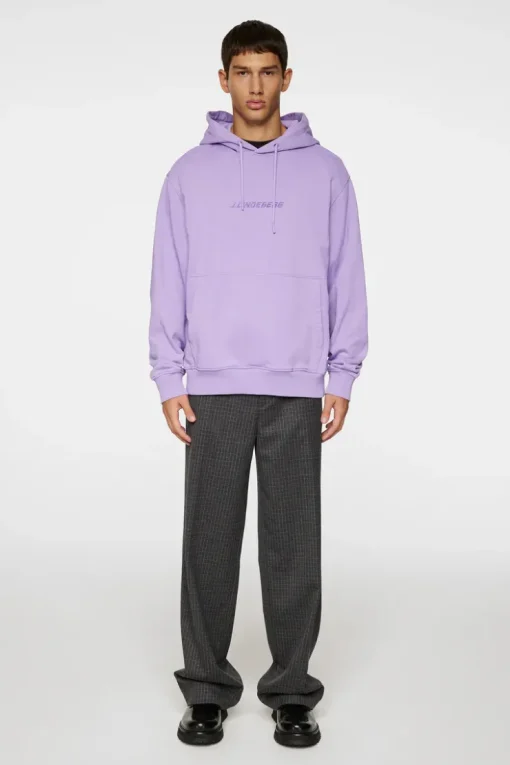 Hoodies|Tops<J.Lindeberg Callan Logo Hoodie Bougainvillea