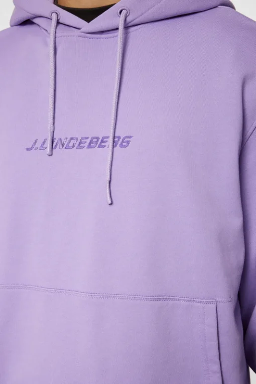 Hoodies|Tops<J.Lindeberg Callan Logo Hoodie Bougainvillea