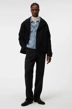 Accessories|Underwear<J.Lindeberg Cam Jacquard Denim Jacket MidBlue