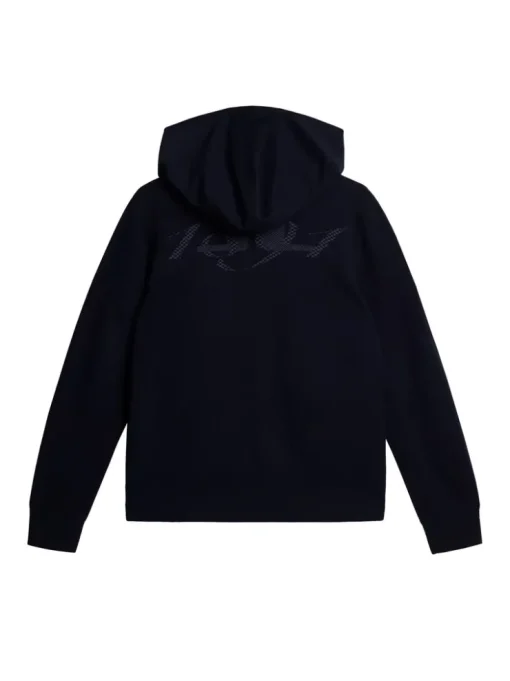 Après Ski<J.Lindeberg Cameron Hooded Knit Full Zip JLNavy