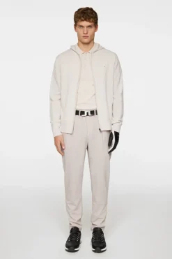 Après Ski<J.Lindeberg Cameron Hooded Knit Full Zip Moonbeam
