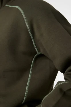 Après Ski<J.Lindeberg Canter Quarter Zip Sweat ForestGreen