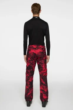 Ski|Bottoms<J.Lindeberg Clarke Pant Printed MountainGlitchRed