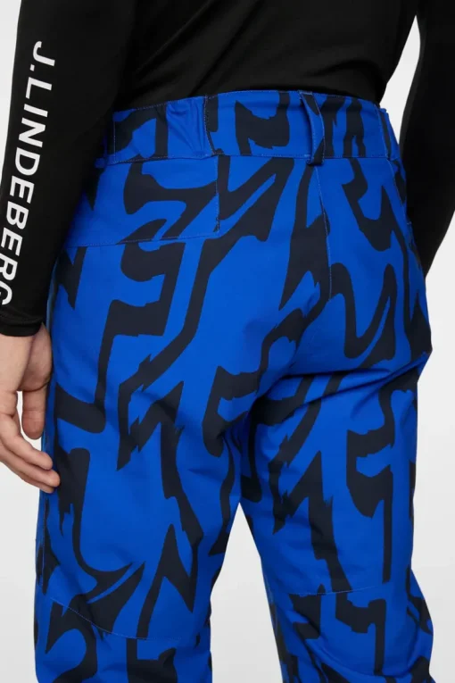 Ski|Bottoms<J.Lindeberg Clarke Pant Printed GlitchBridgeBlue