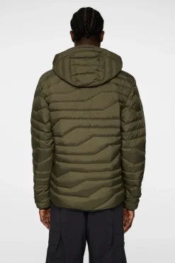 Active<J.Lindeberg Cliff Light Down Hood ForestGreen