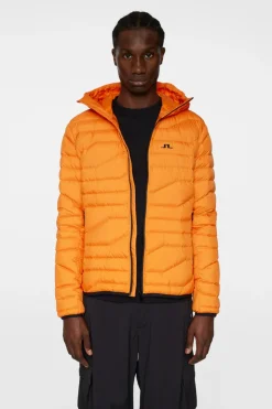 Active<J.Lindeberg Cliff Light Down Hood PersimmonOrange