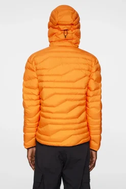 Active<J.Lindeberg Cliff Light Down Hood PersimmonOrange