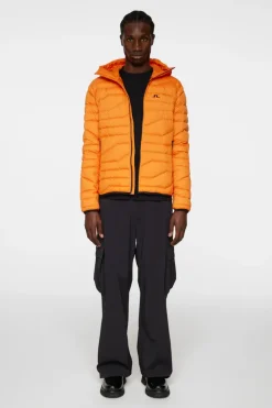 Active<J.Lindeberg Cliff Light Down Hood PersimmonOrange