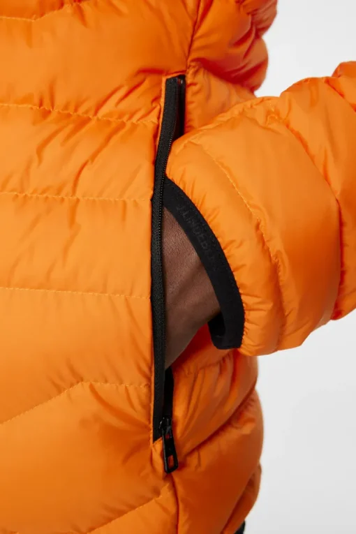 Active<J.Lindeberg Cliff Light Down Hood PersimmonOrange