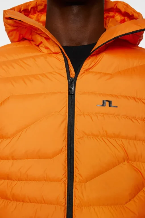 Active<J.Lindeberg Cliff Light Down Hood PersimmonOrange