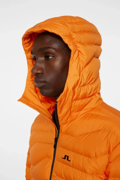 Active<J.Lindeberg Cliff Light Down Hood PersimmonOrange