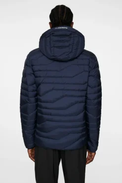 Active<J.Lindeberg Cliff Light Down Hood JLNavy
