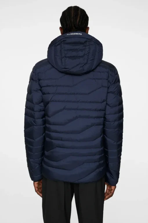 Active<J.Lindeberg Cliff Light Down Hood JLNavy