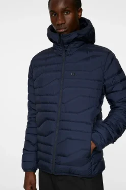 Active<J.Lindeberg Cliff Light Down Hood JLNavy