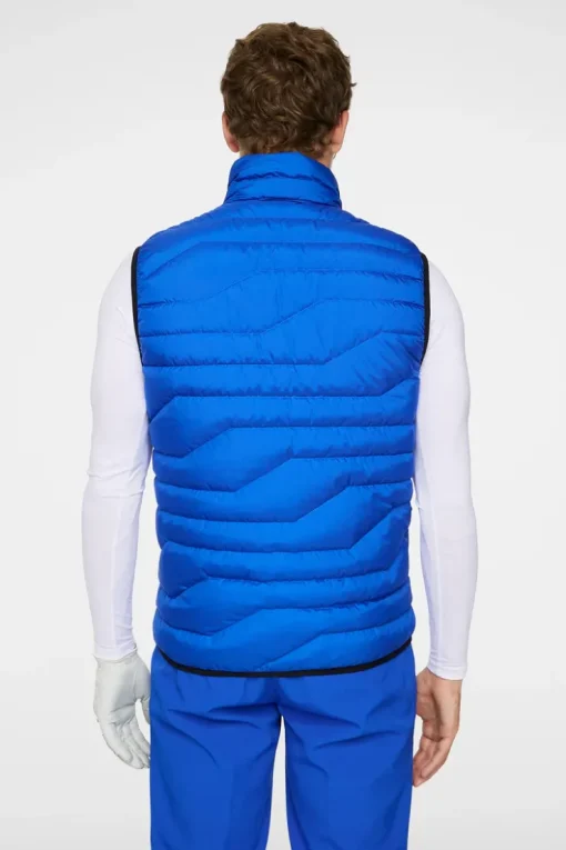 Active<J.Lindeberg Cliff Light Down Vest ClubBlue
