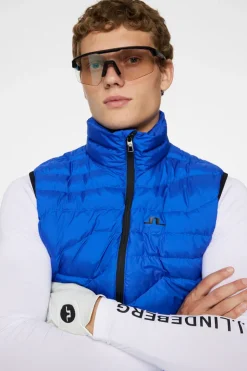 Active<J.Lindeberg Cliff Light Down Vest ClubBlue