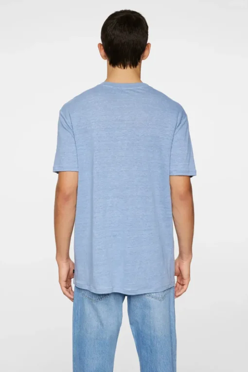 T-shirts|Tops<J.Lindeberg Coma Linen Tee RainWashed