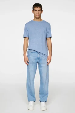 T-shirts|Tops<J.Lindeberg Coma Linen Tee RainWashed