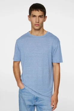 T-shirts|Tops<J.Lindeberg Coma Linen Tee RainWashed