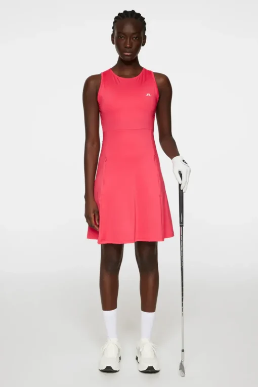 Golf|Dresses<J.Lindeberg Cora Dress Azalea