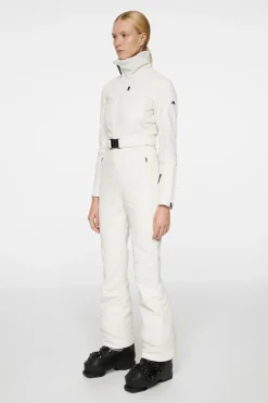 Ski|Overalls<J.Lindeberg Coyote One Piece Leather White