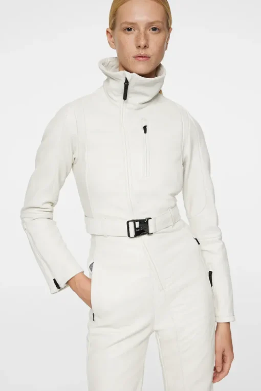 Ski|Overalls<J.Lindeberg Coyote One Piece Leather White