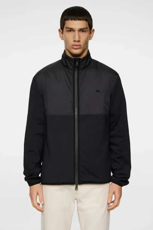 Tops|Sweatshirts<J.Lindeberg Dalin Hybrid Jacket Black