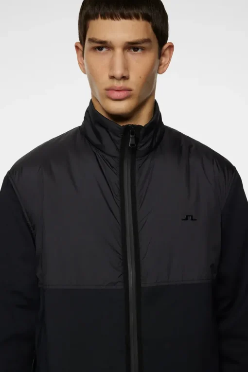 Tops|Sweatshirts<J.Lindeberg Dalin Hybrid Jacket Black