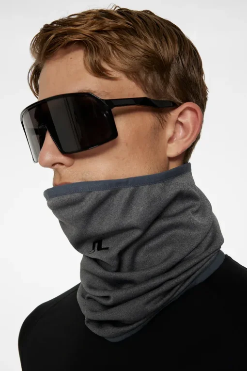 Ski|Ski<J.Lindeberg Damian Neck Gaiter DarkGreyMelange
