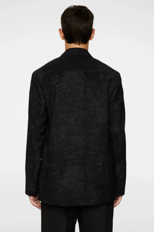 Suits & Tailoring|Blazers<J.Lindeberg David U Jacquard Blazer Black