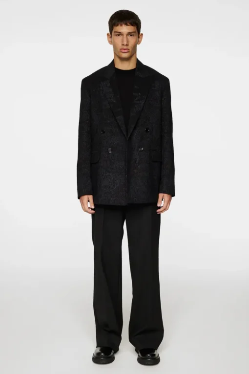 Suits & Tailoring|Blazers<J.Lindeberg David U Jacquard Blazer Black
