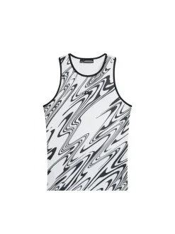 Tops|Tennis<J.Lindeberg Delia Printed Tank Top LiquifyWhiteL