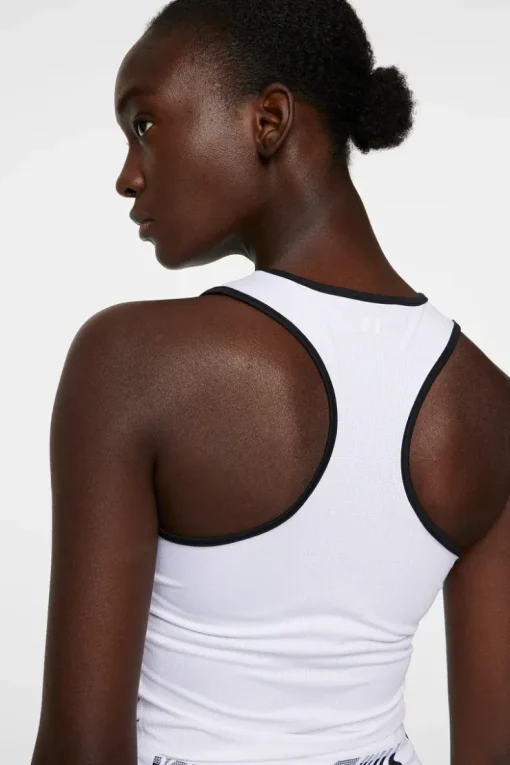 Tops|Tennis<J.Lindeberg Delia Printed Tank Top LiquifyWhiteL