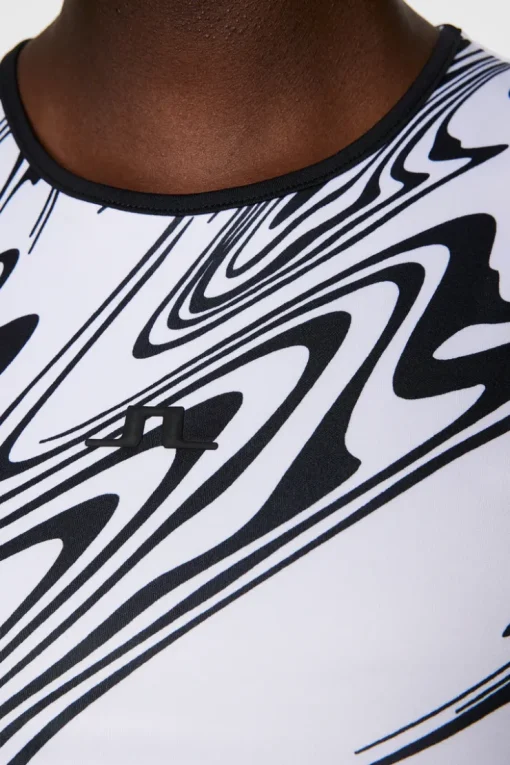 Tops|Tennis<J.Lindeberg Delia Printed Tank Top LiquifyWhiteL