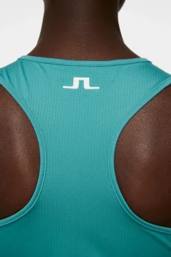Tops|Tennis<J.Lindeberg Delia Printed Tank Top LiquifyTealL