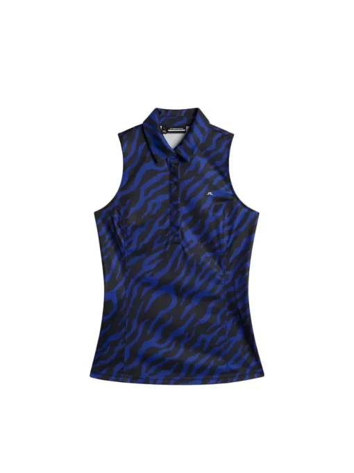 Golf|Tanks<J.Lindeberg Dena Print Sleeveless Top TourTigerClematisM