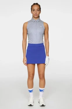 Golf|Tanks<J.Lindeberg Dena Print Sleeveless Top TourGeoMoonbeamS