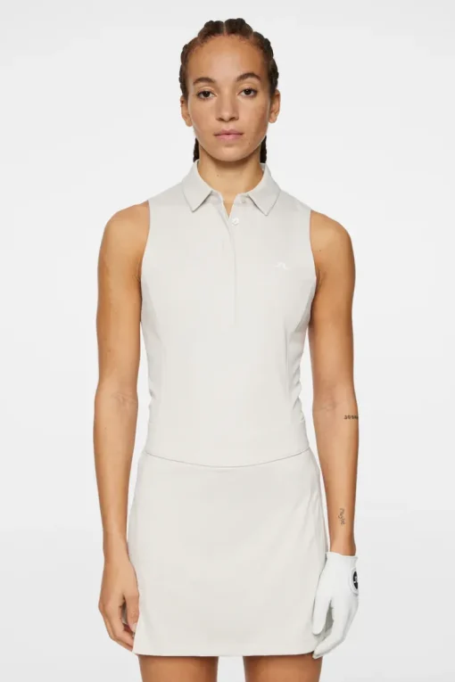 Golf|Tanks<J.Lindeberg Dena Sleeveless Top Moonbeam
