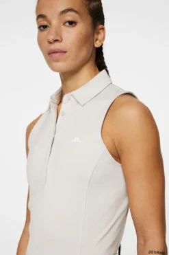 Golf|Tanks<J.Lindeberg Dena Sleeveless Top Moonbeam