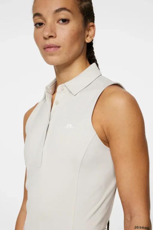 Golf|Tanks<J.Lindeberg Dena Sleeveless Top Moonbeam