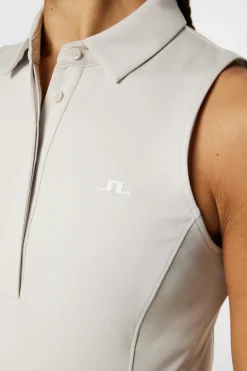 Golf|Tanks<J.Lindeberg Dena Sleeveless Top Moonbeam