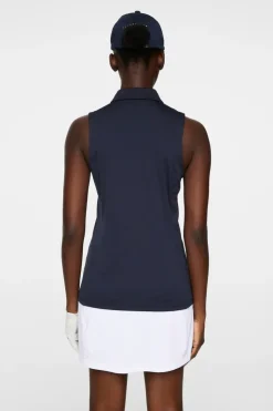 Golf|Tanks<J.Lindeberg Dena Sleeveless Top JLNavy